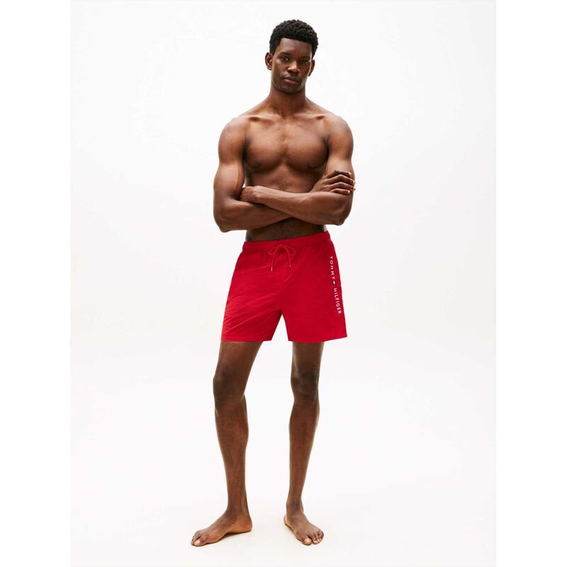 Tommy Hilfiger Original Logo Mid Length Swim Shorts image number 3